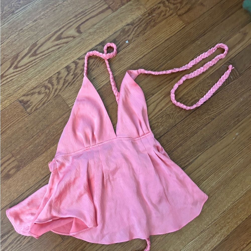 Pink Halter Top
